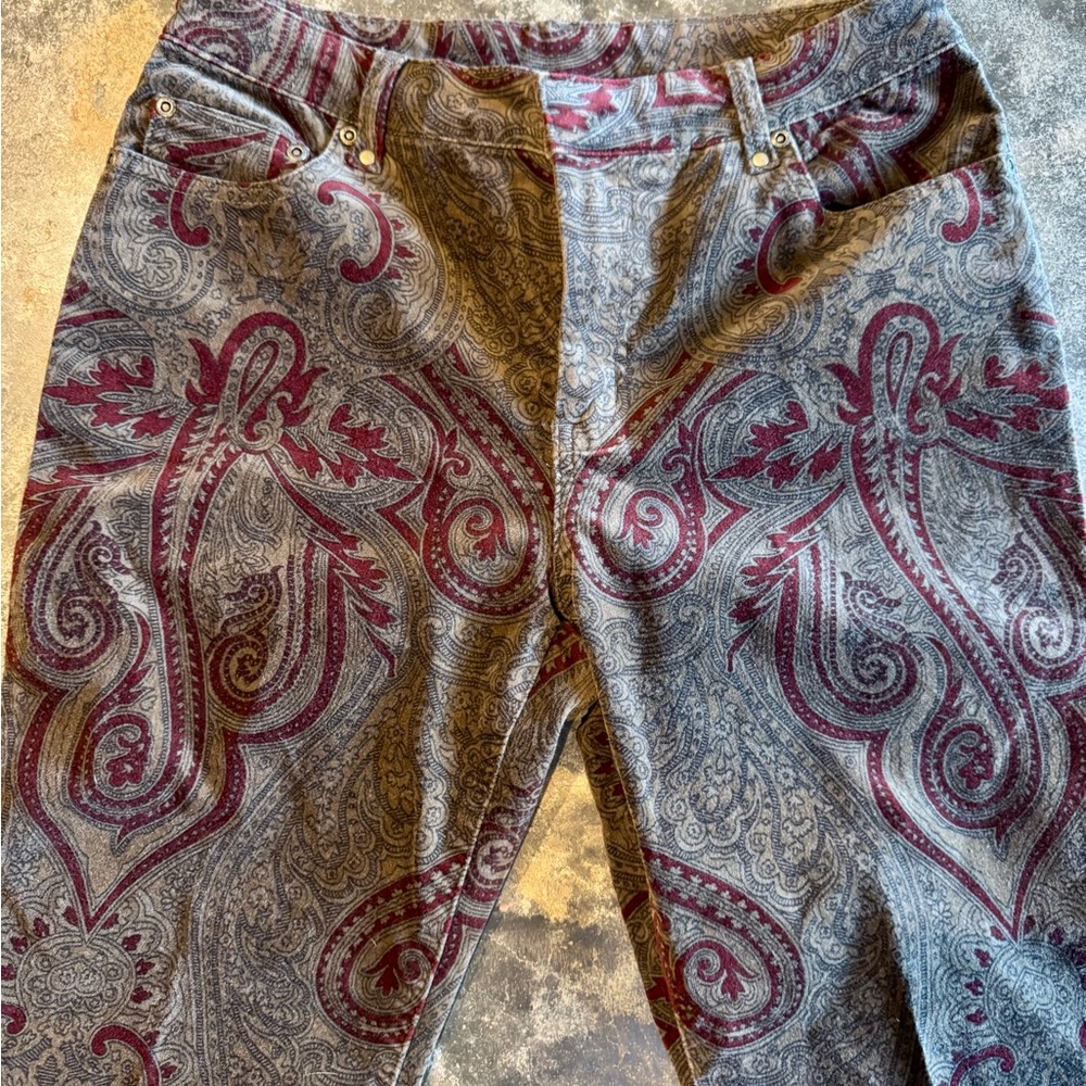 Boston Proper Paisley Jeans Size 6